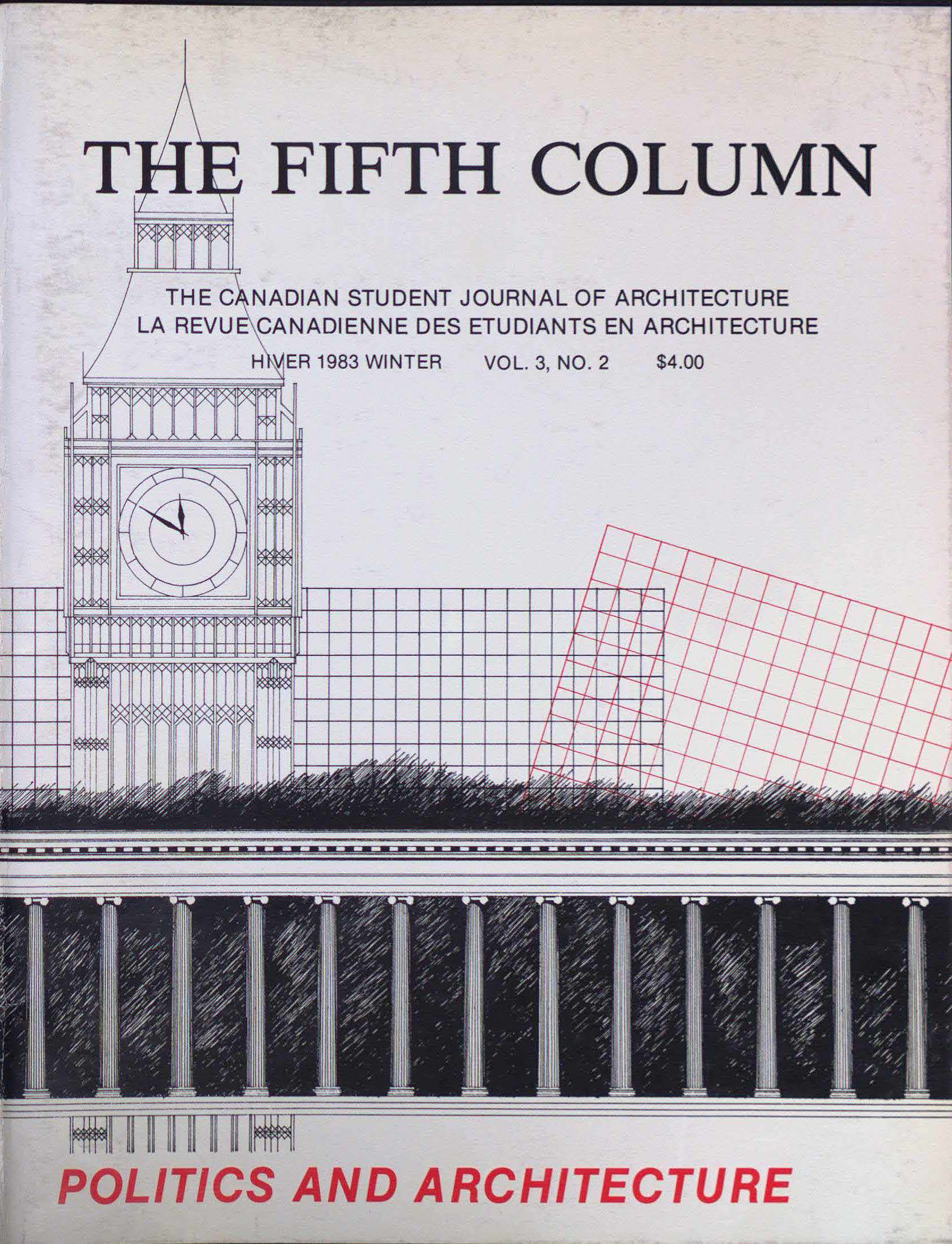 					View Vol. 3 No. 2 (1983): Politics and Architecture
				