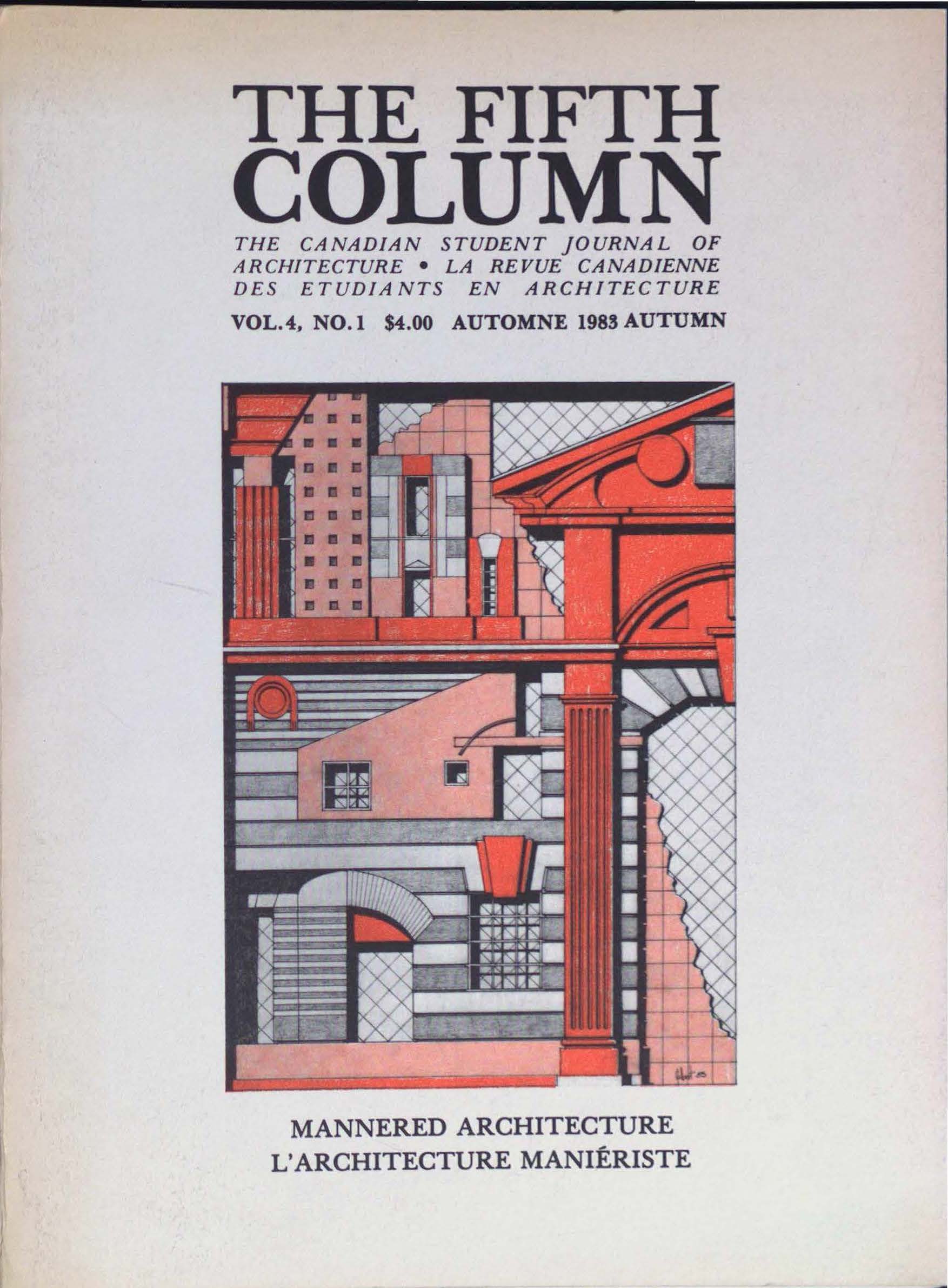 					View Vol. 4 No. 1 (1983): Mannered Architecture
				