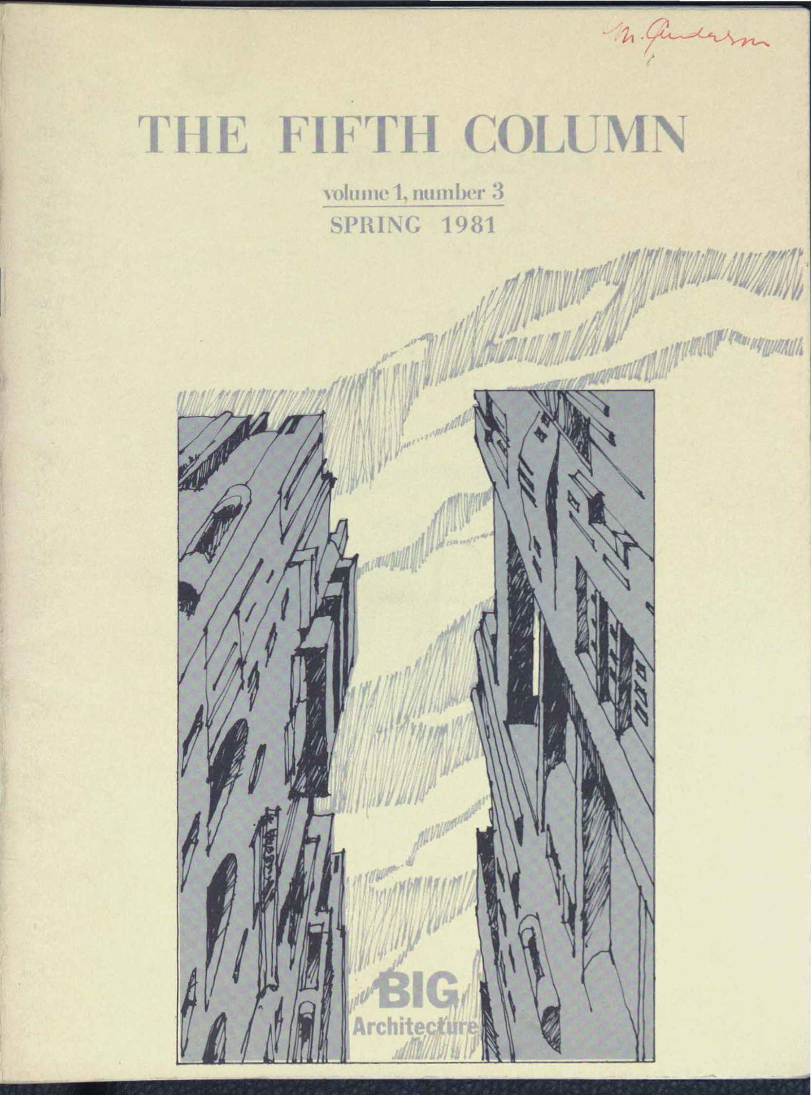 					View Vol. 1 No. 3 (1981): Big Architecture
				